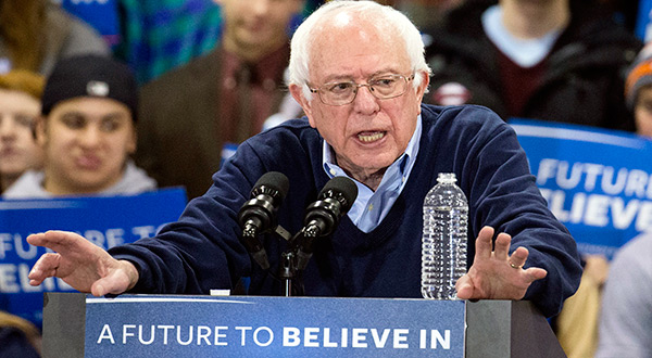 US senator Bernie Sanders